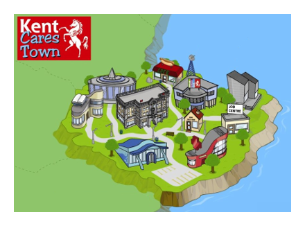 Kent Cares Town logo