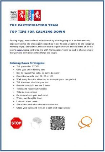Top Tips for Calming Down